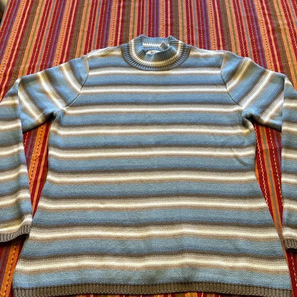 Liz & Co. XL high crew neck long sleeved cotton sweater